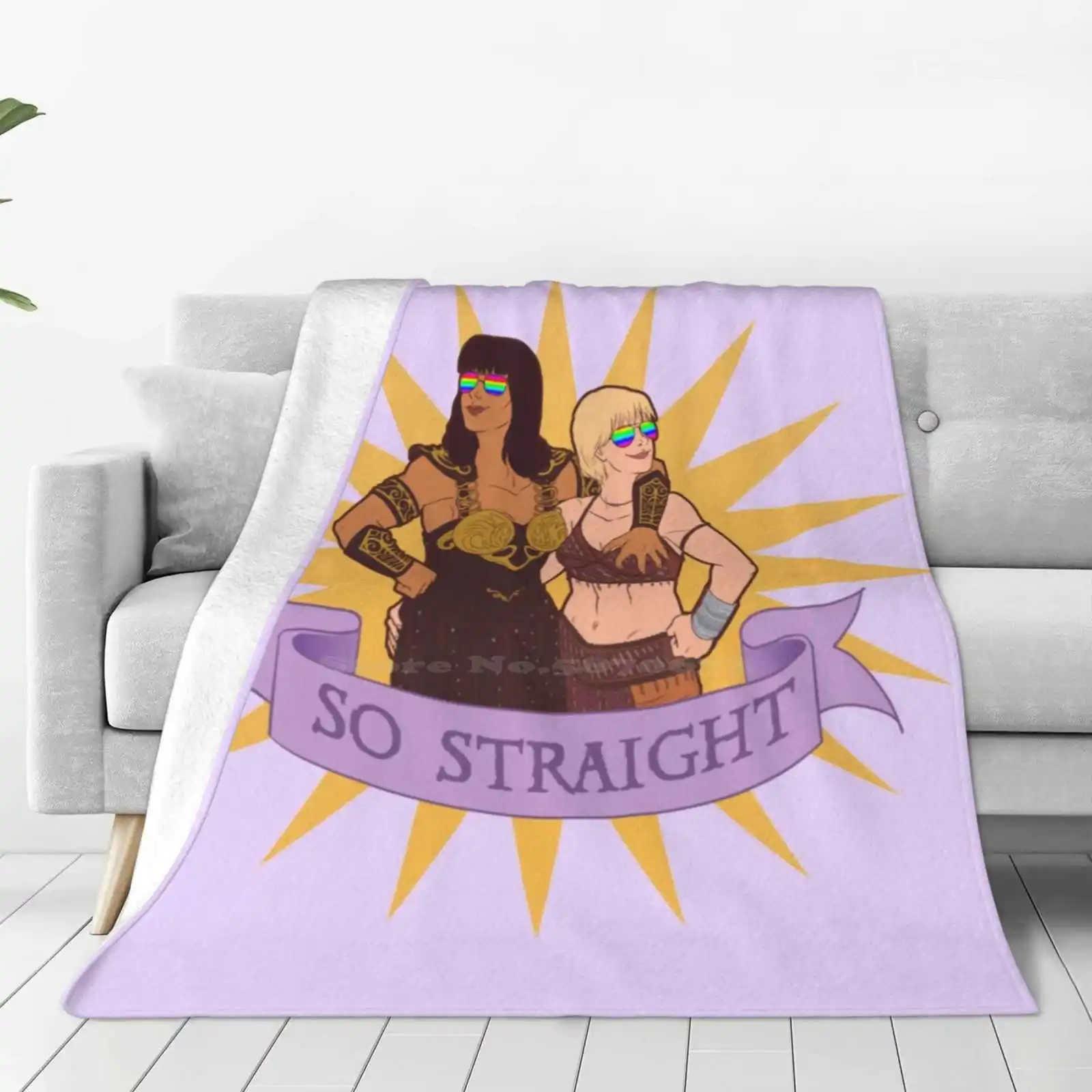 

Xena And Gabrielle Are Platonic Blanket Soft Warm Travel Portable Blanket Gabrielle Xena Warrior Princess Xwp Lgbt Lesbian If