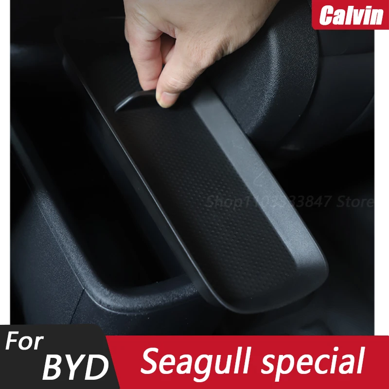 Rear Storage Box 2pcs for Byd Seagull Special Central Control Cup Storage Bag Interior Modification Storage Box Assecories