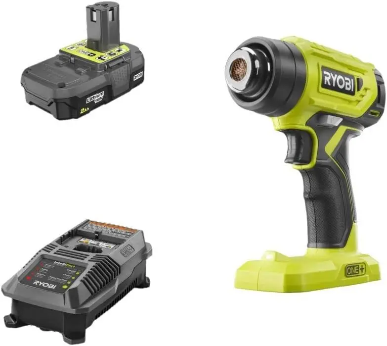 Ryobi 18-Volt Cordless Heat Gun Kit With Battery And Charger (Bulk Packaged, Non-Retail Packaging) P3150 + Battery + P118B