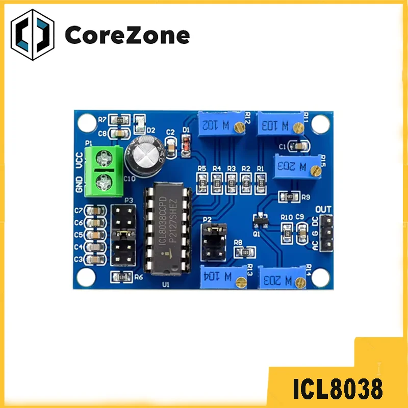 ICL8038 Medium Low Frequency Signal Source Waveform Signal Generator Sine Wave Triangular Wave Square Module