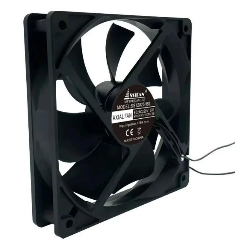 New Cooler Fan for SSIFAN SS12025HSL EC/AC220V 5W 12025 Cooling Fan 120 * 120 * 25MM