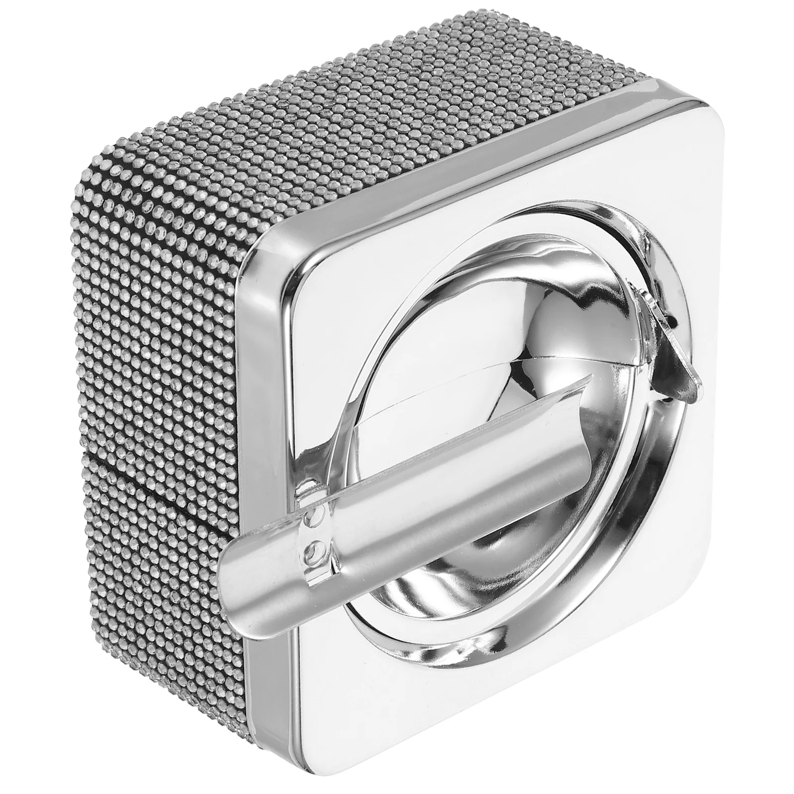 

Crystal Style Rhinestone Large Capacity Anti Slip Car Home Indoor Outdoor Small Ashtray Ashtray For Car Ashtrays