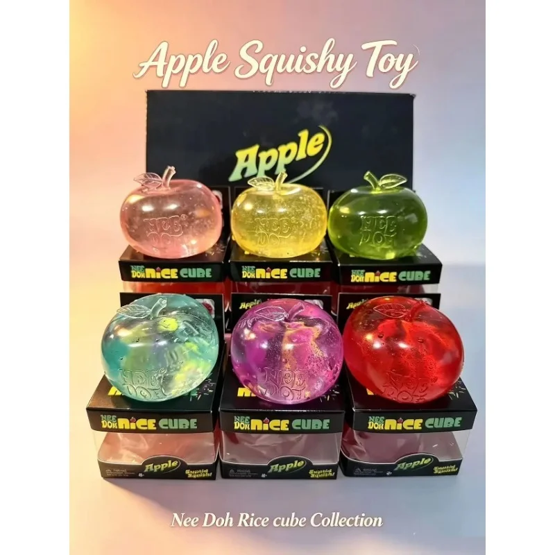 * Schylling NeeDoh Nice Cube Sensorisches Quetschspielzeug mit Superfestem Squish, Stressabbau, Angstlinderung, Sensorisches Hilfsmittel, Stressabbau-Spielzeug