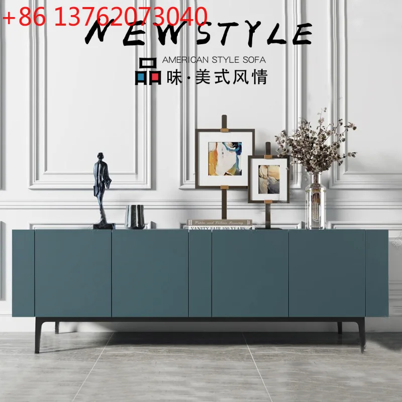 

Painted TV cabinet Audio-visual cabinet Modern simple side cabinet Living room floor