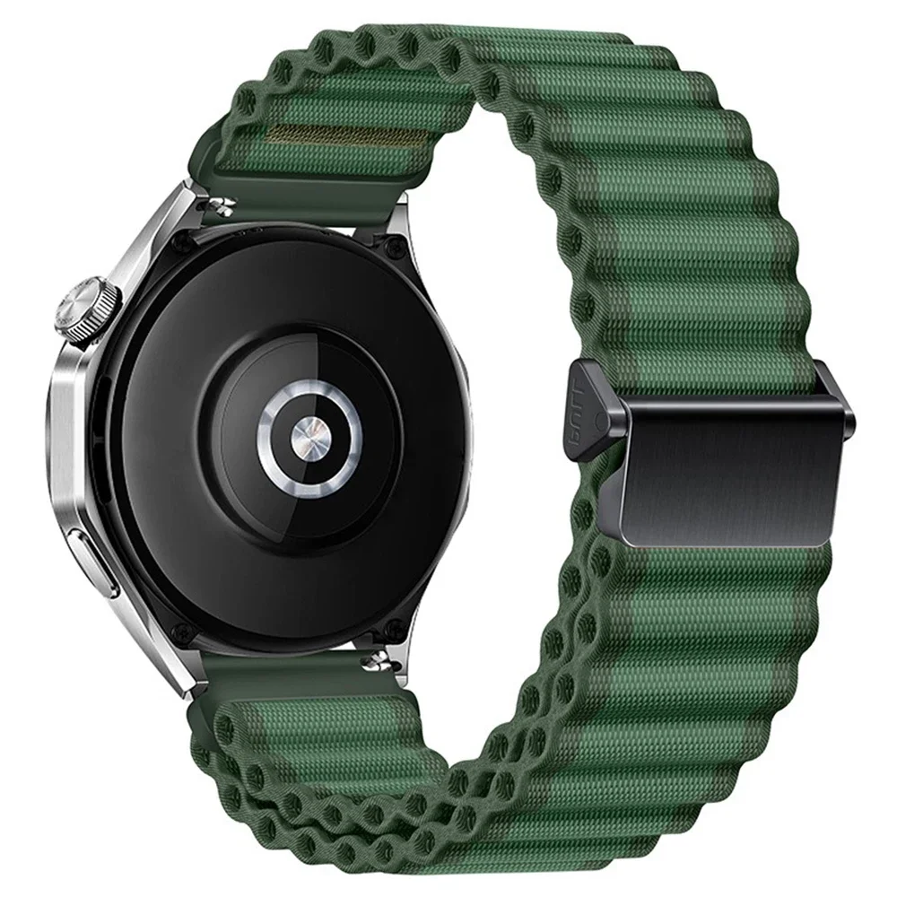 Sports Nylon Bracelet For Samsung Galaxy Watch FE 7/6/5 40mm 44 Band 20mm 22mm For Huawei Watch GT4/3Pro 46mm watch 4/4Pro Strap