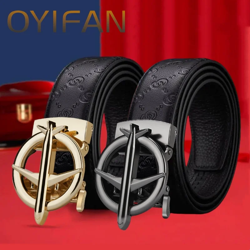 

Airplane shaped buckle, leather and cowhide belt, men's belt, designer style, fashionable casual belt, business belt