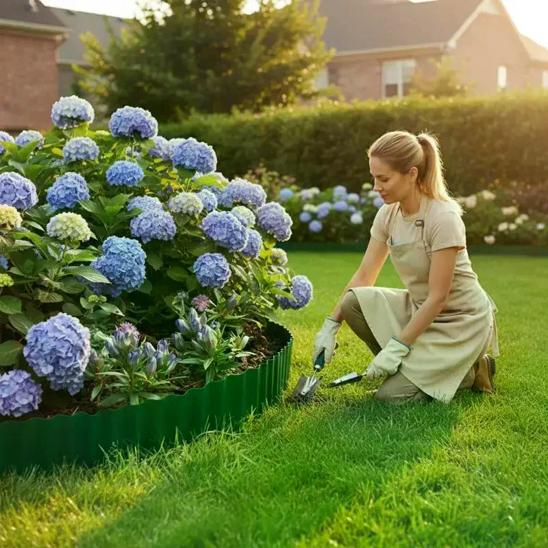 Grass Lawn Edge Border Path Edging Fence Outdoor Decor DIY Flexible Edging Border Fence Gardening Fence Landscapes Decoration