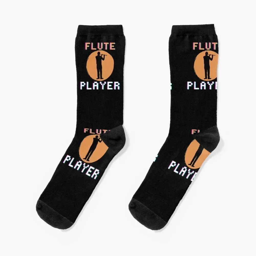 

Flute player Socks hiphop designer snow Socks Man Women's