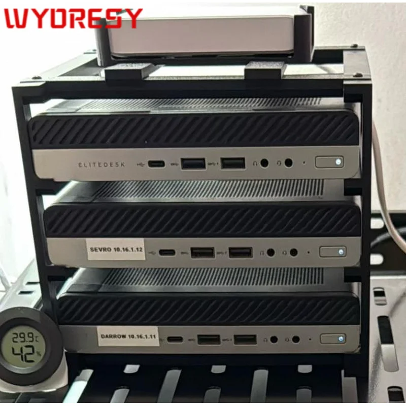 WYORESY for HP (EliteDesk 800 G9 /G10 /ProDesk 400 /Z2 Mini) Stand Exclusive Model Fit Perfect Original Host Body And Heat
