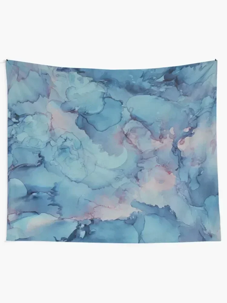 Crashing - Alcohol Ink Painting Tapestry Korean Room Decor Room Decorations Tapestry