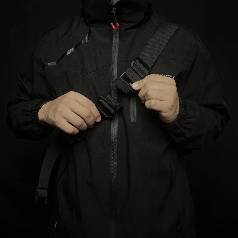 Tactical Quick-release Sliding Shoulder Strap Multifunctional Magnetic Buckle DIY Quick Adjustment Gravity-release Bag Strap