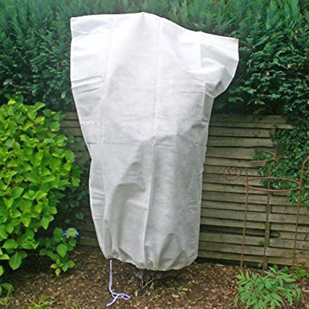 

60*110Cm Plant Protection Cover Non-Woven Fabric Garden Greenhouse Winter Cold Rain Wind Shield Tree Flower Shelter Covers