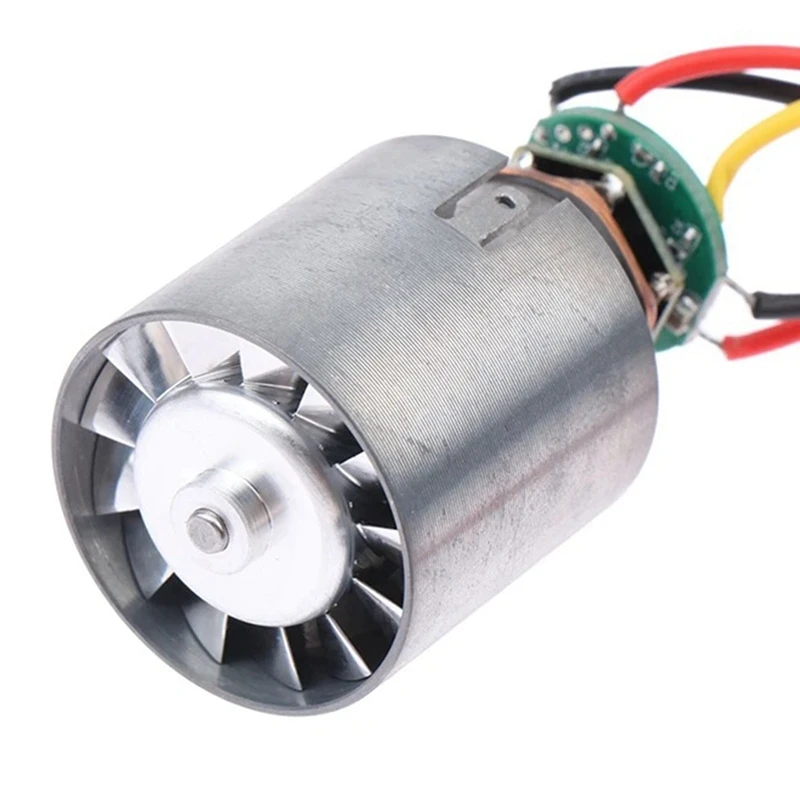 Low-Voltage Brushless Culvert Fan 100,000 Rpm High-Speed Motor Miniature Hair Dryer Drive Motor DC 7-24V Durable