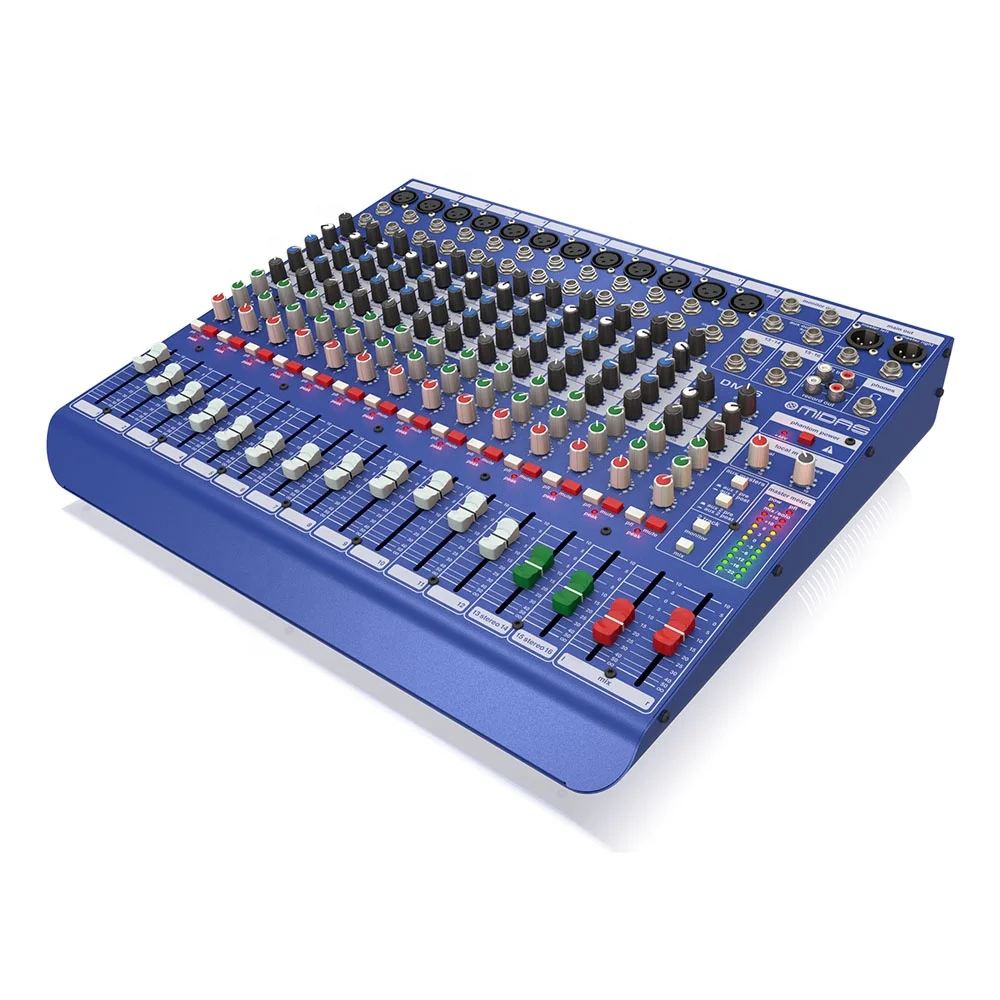 MIDAS DM16 Mixer Analógico de 16 Canais Sistema Pa Equipamento de Música Mixer de Som de Estúdio