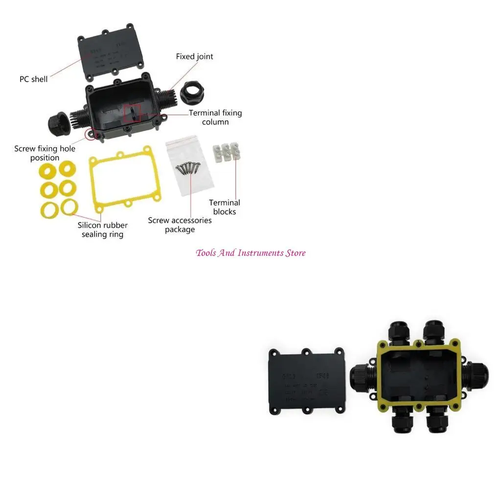 Electrical 2/3/4/5/6 Way Enclosure Block Cable Connecting Line Protections C7AC