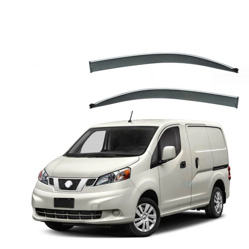 Window Visor Rain Guard Side Window Deflector Weather Shield For Nissan NV200 2009 2010 2011 2012 2013 2014 2015 2016 2017 -2023