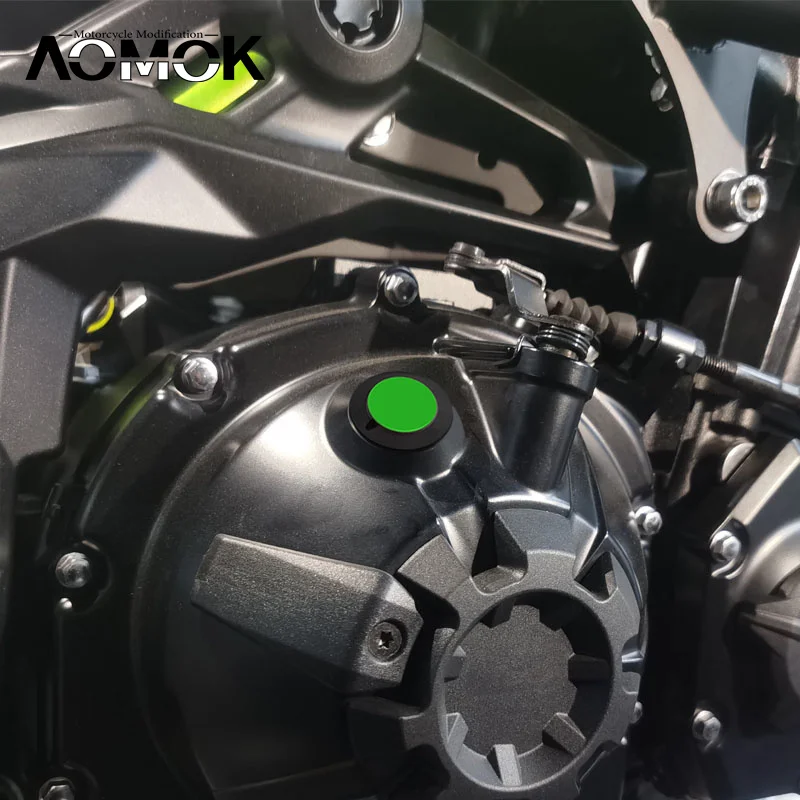 Крышка двигателя для Z750 Z750S Z1000 ZX6R ZX10R ZX636 ninja300 500R 250R Защитная крышка наполнителя двигателя CNC