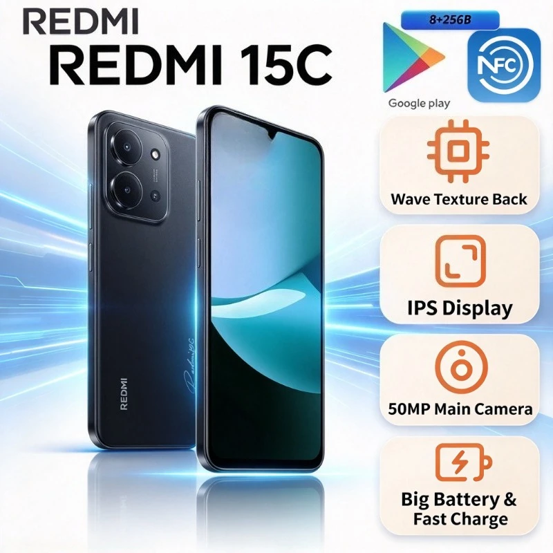 New Redmi 15C Smartphone Global Version 6.9