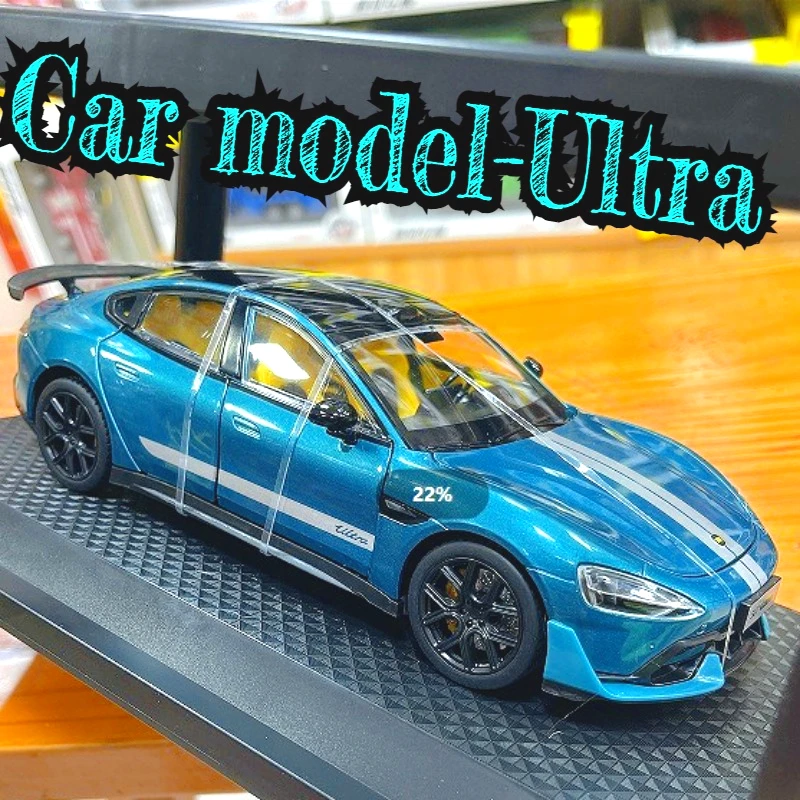 

UltraU popular car model simulation alloy car model sedan SU7 sports car new energy model collection tabletop ornament boy gift