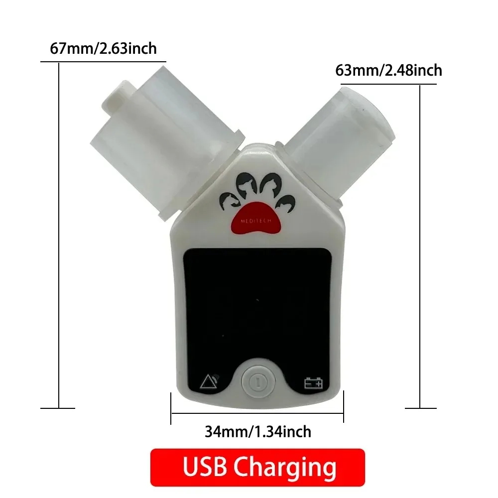 Imagem -05 - Pet Asfixia Alarme Apnéia Sensor Monitor Animal Gato Cão Anestesia Respiratório Monitor Clínica Veterinária Equipamento