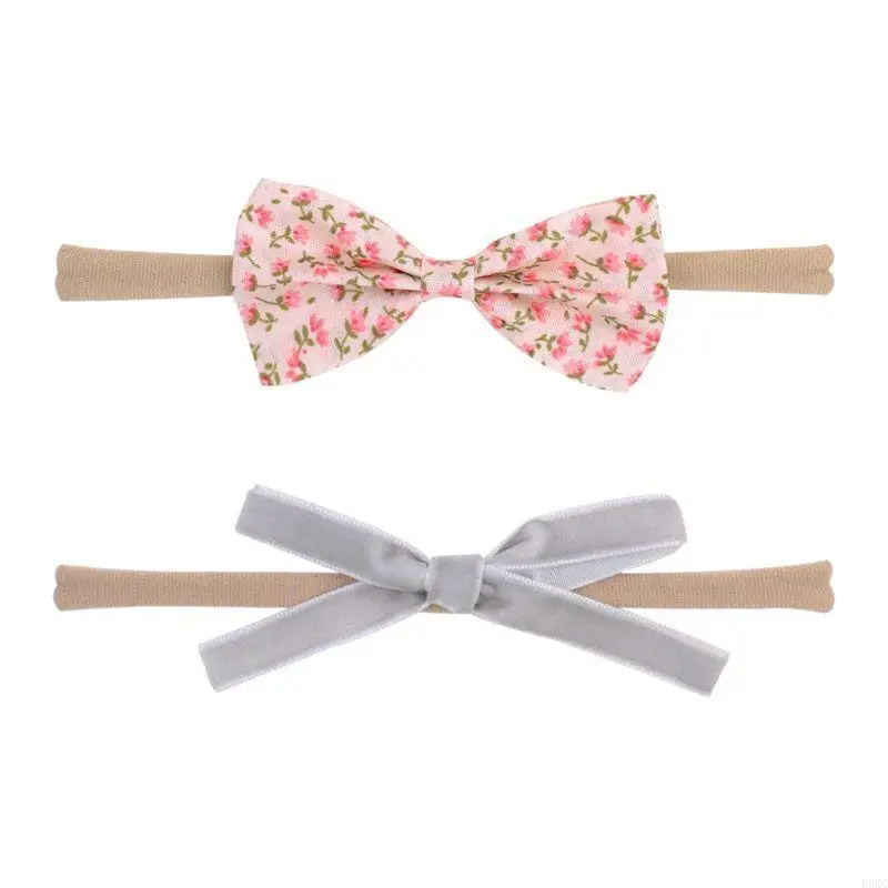 

F3KC 12Pcs Kids Headbands Baby Girl Headband Flower Hairband Bow Headband Infant Hairband Headdress Accessories Newborn Gift