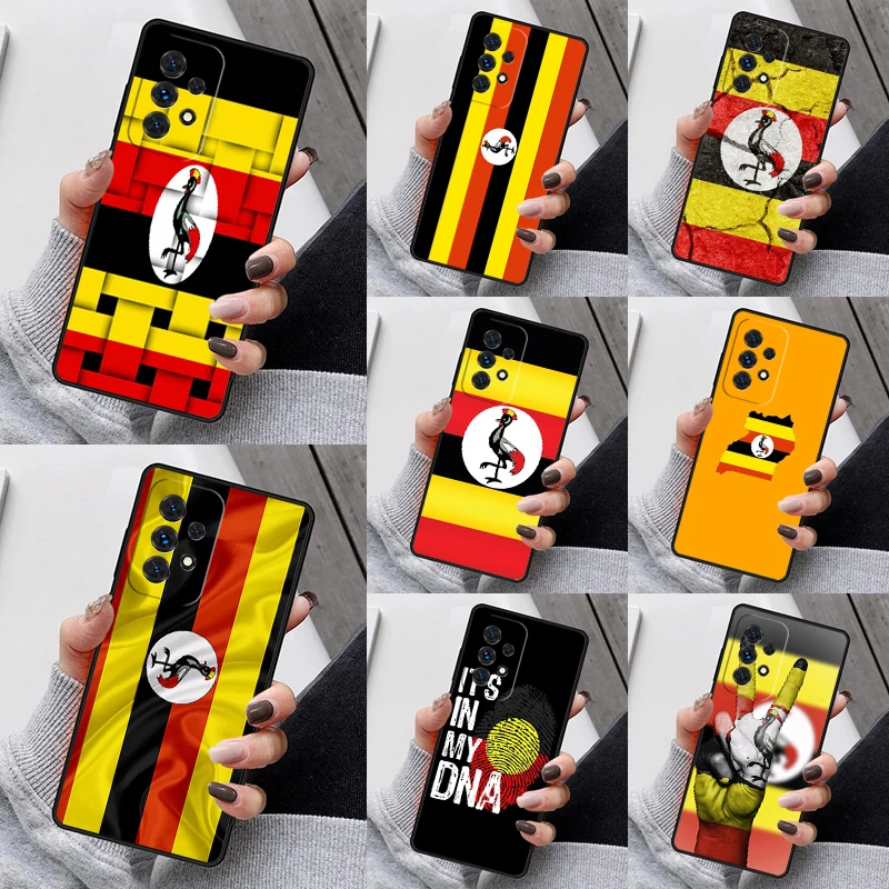 Phone Cases Uganda - Uganda Flag Phone Case For Samsung