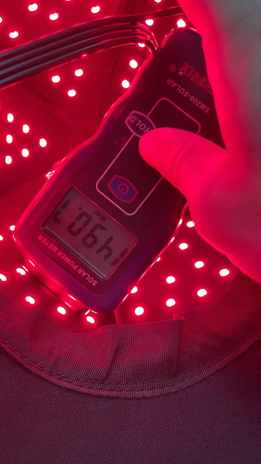 Instrumento de terapia de luz infravermelha LED, Red Light Therapy Caps Crescimento Capilar, Aliviar a fadiga, Melhorar o sono e o humor, 650nm,