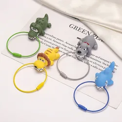 Cartoon Cute Animal Keychain Pendant Car Key Ring Creative Bag Pendant Lock Key Chain Jewelry Gift Decoration Accessories