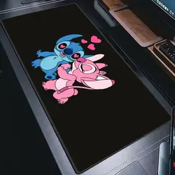 Kawaii Stitch Cartoon Mouse Pad Large PC Anime Gaming Accessories Protector Office Laptop Non Slip Gamer Cabinet Desk Mat Carpet