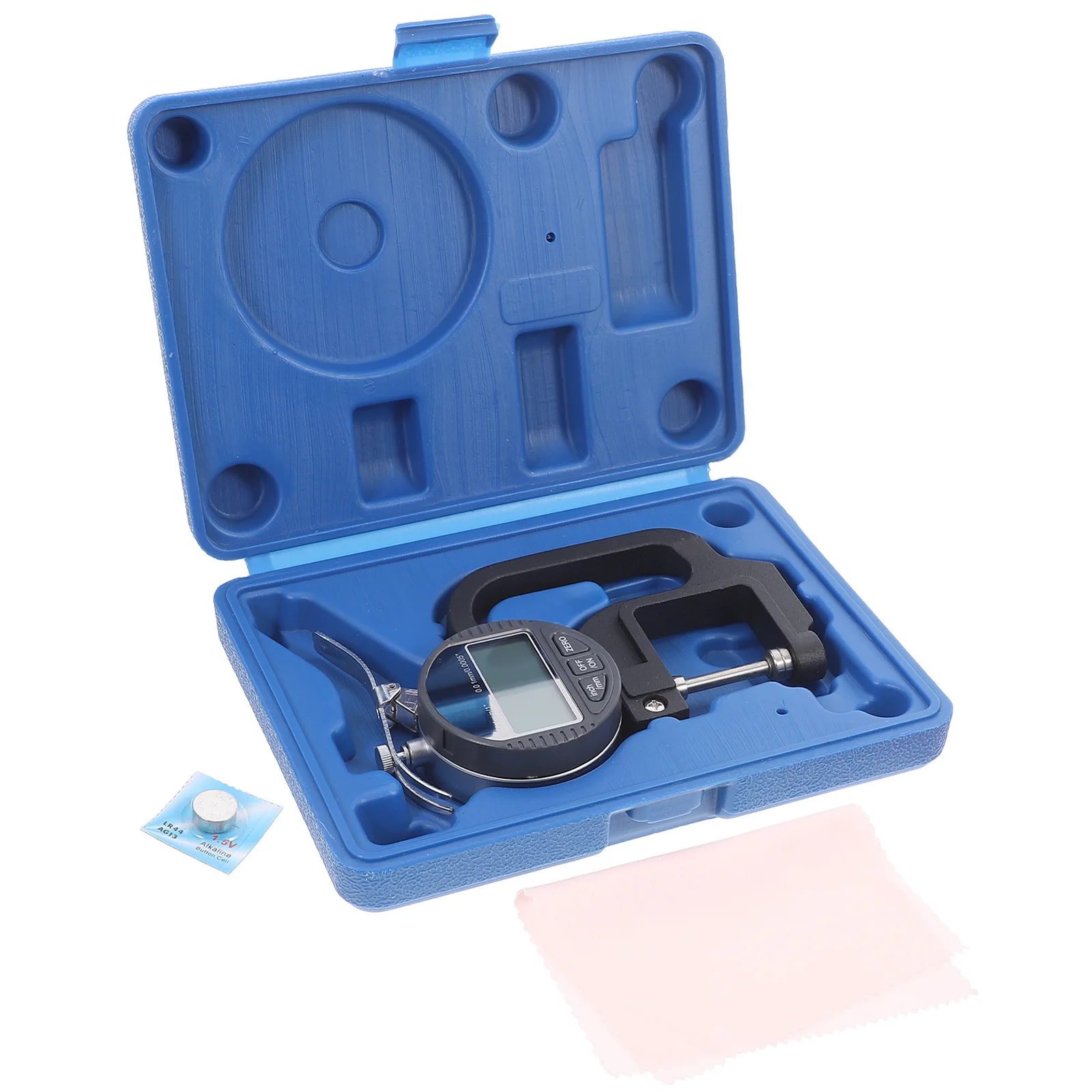 Medidor de espessura digital 0-25.4mm, medição para placa de lente, placa de aço, filme de papel, fita de pano, medidor de espessura