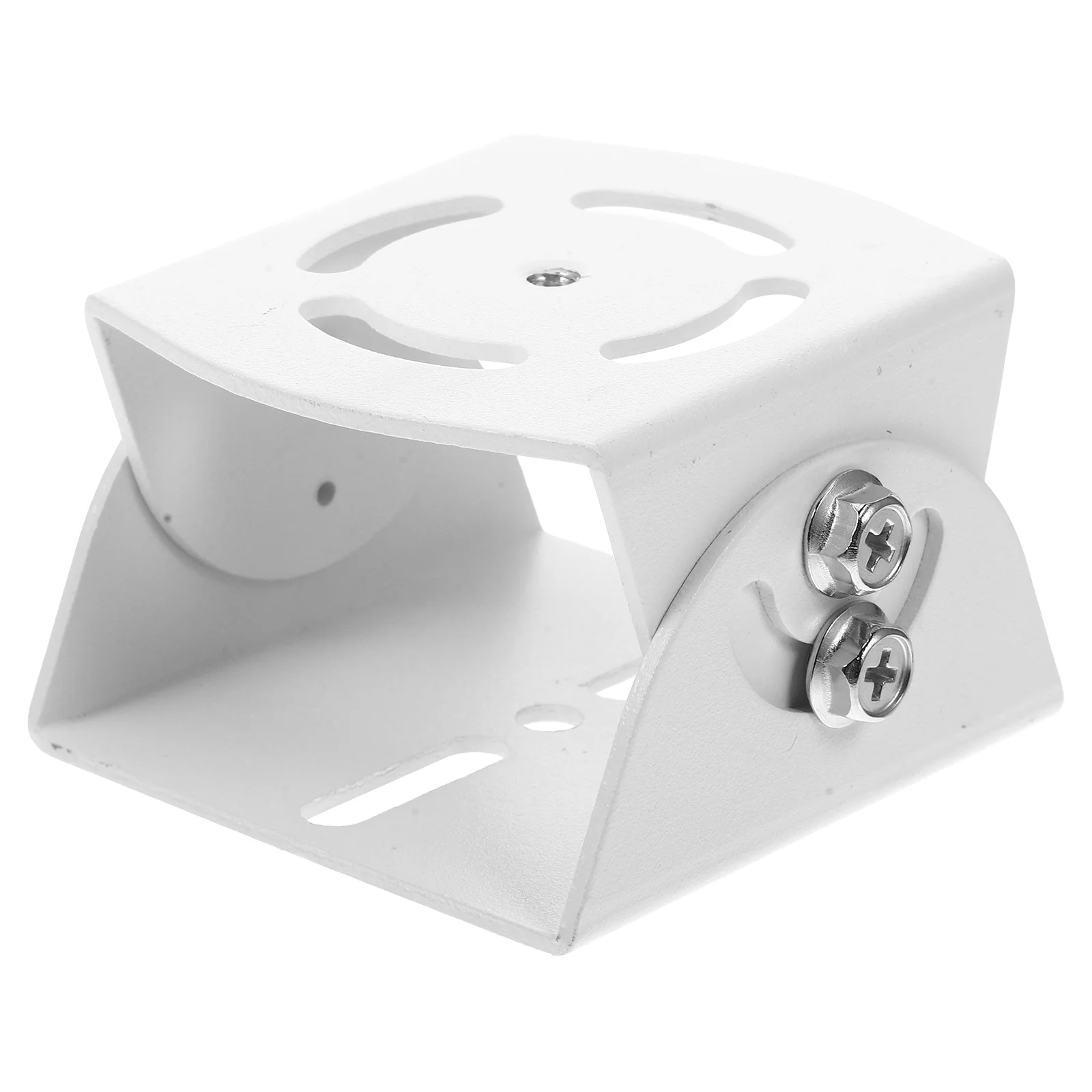 

1 set Universal Joint Bracket Aluminum Alloy Adjustable Monitor Holder Clamp For Security Camera Wall Mount White