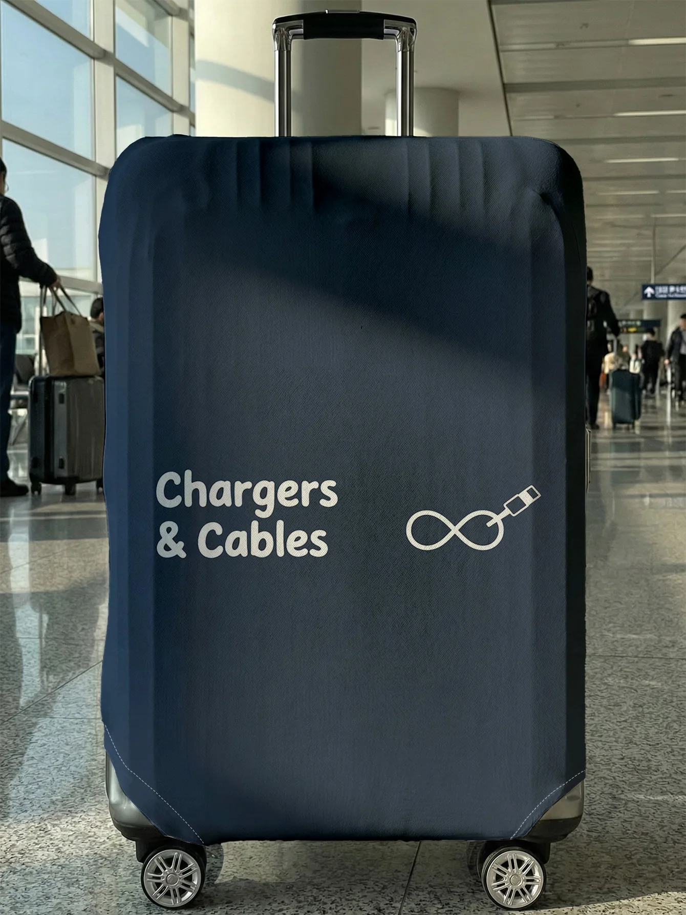 

Fun luggage protection case for data cables, suitable for 18-32 inch luggage cases, luggage handle gloves, travel accessories