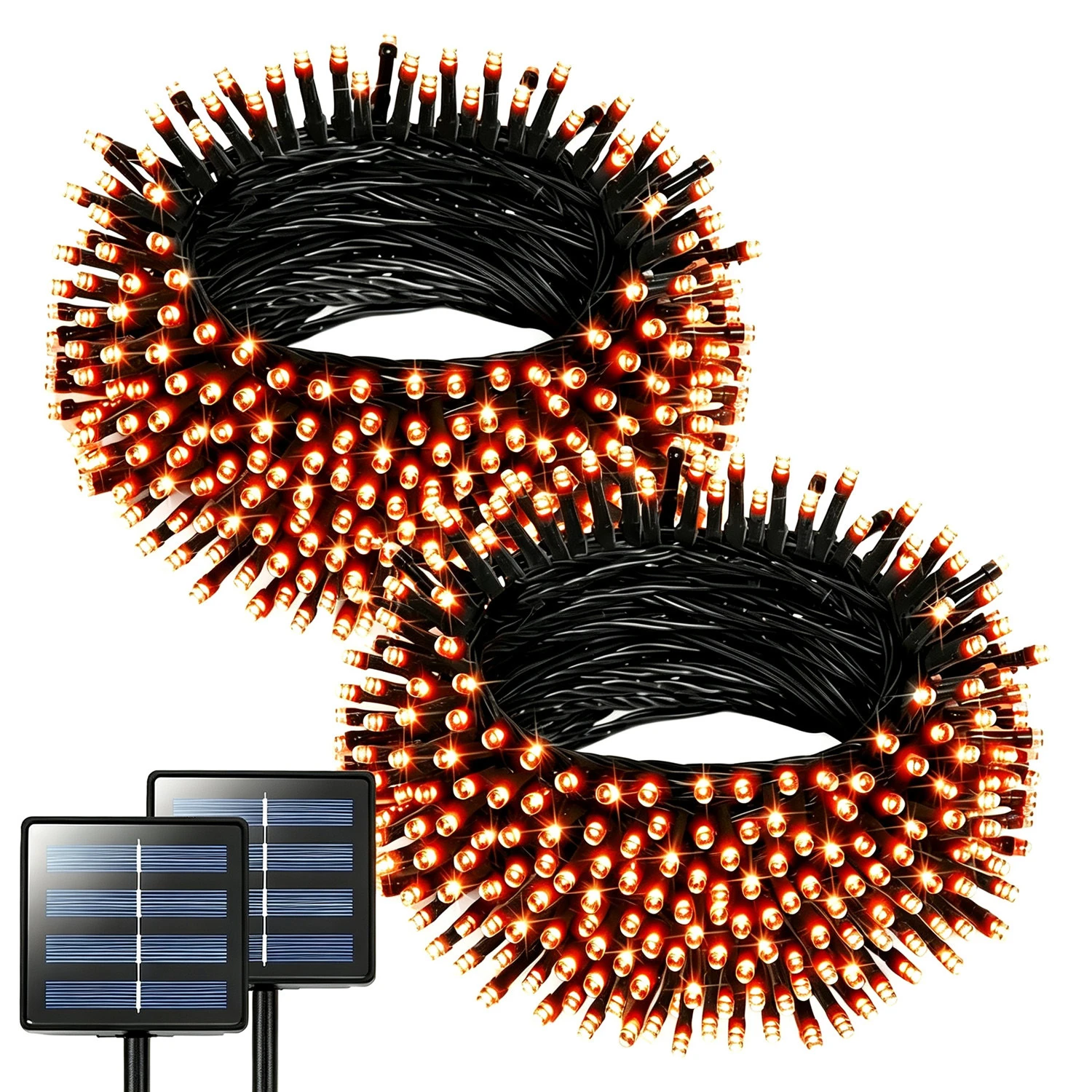 Outdoor Power For Wedding - ไฟประดับกลางแจ้งพลังงานแสงอาทิตย์ LED พลาสติกแบบสายหนัง กันน้ำ IP65 8