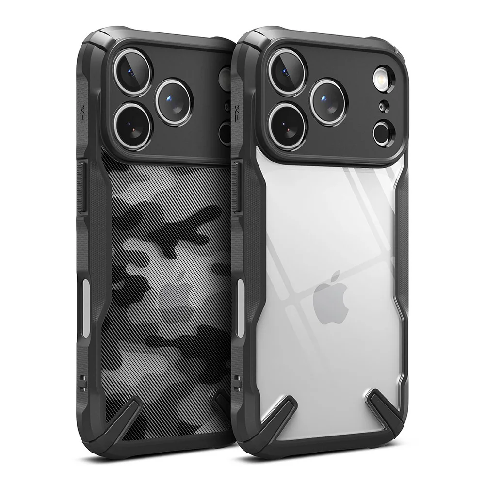Ringke Fusion-X Compatible con iPhone 17 Pro Funda trasera dura a prueba de golpes Protector de marco de TPU suave para funda de iPhone