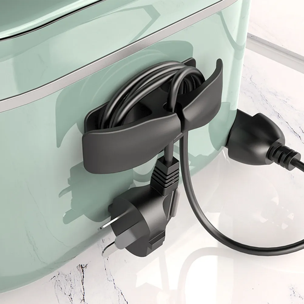 

Набор из 5 органайзеров для кабелей кухонной техники: самоклеящиеся держатели-намотчики для проводов, инструмент для организации кабелей для плиты, кофеварки, аэрофритюрницы