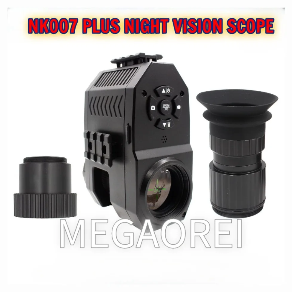 

Megaorei NK007 Plus 1080 HD Монокулярный телескоп Бинокль Инфракрасный прицел ночного видения Дополнительная камера для охоты