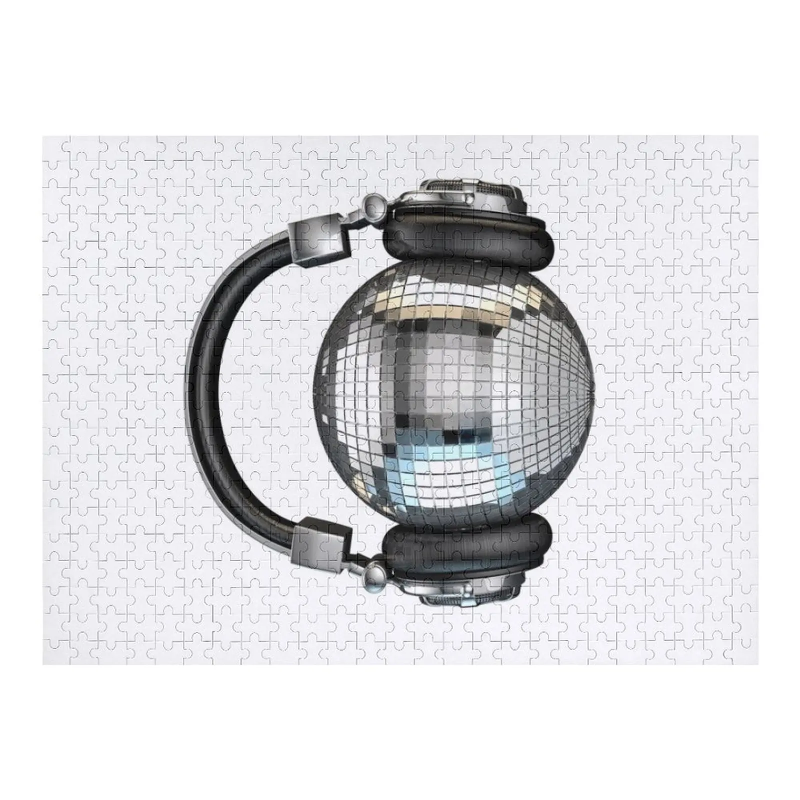 

Headphone disco ball Jigsaw Puzzle Baby Wooden Children Personalized Child Gift Customizable Child Gift Puzzle