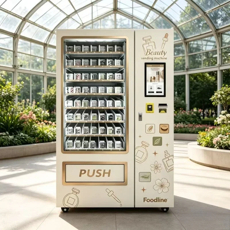 FL Commercial Touch Screen Beauty Vending Machine False Eyelash Nail Cosmetics Automatic Vending Device For Mall