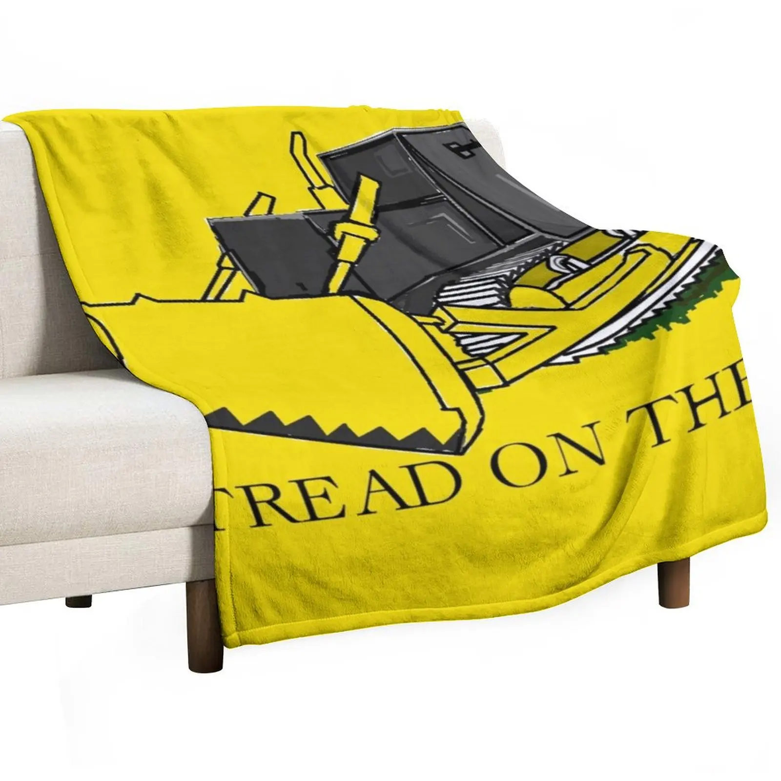 

Marvin Heemeyer: Tread on them, Killdozer Throw Blanket Decoratives warm winter blankets and throws for babies Blankets