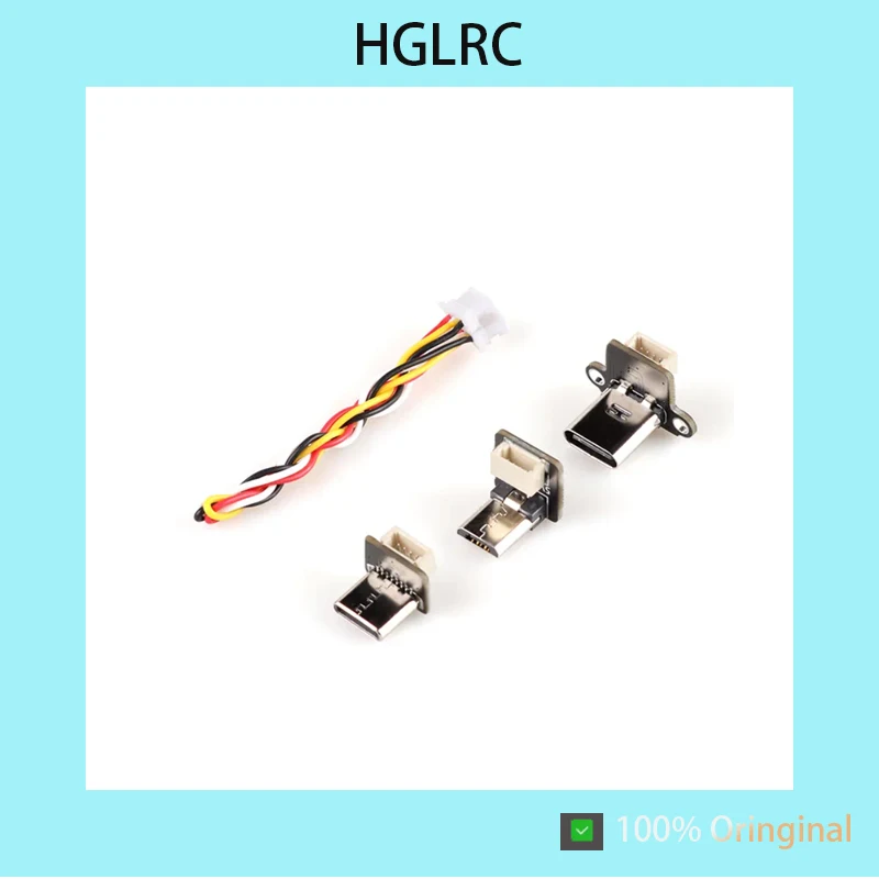 HGLRC Flight Controller Tuning Adapter Board, Type‑C USB Adapter for FPV Drone