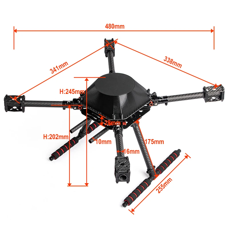 

Flyroun LX450 450 Class Multicopter Drone Frame Kit 4-Axis Control RC MK DIY Assembly Quadcopter Helicopter Multi-Rotor Kit