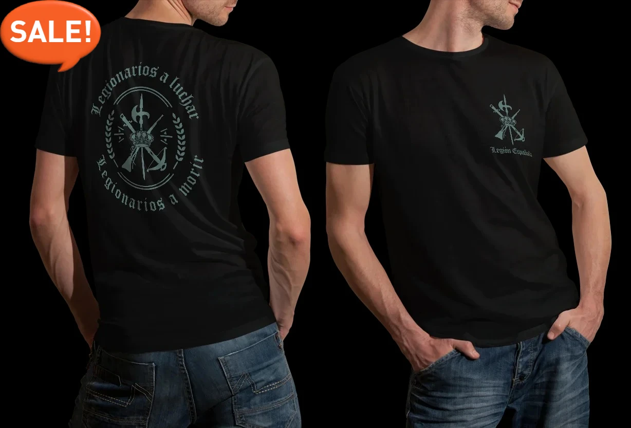 

Spain Spanish Legion Legión Española Tercio Men T-shirt Short Casual 100% Cooton Shirts Size S-3XL