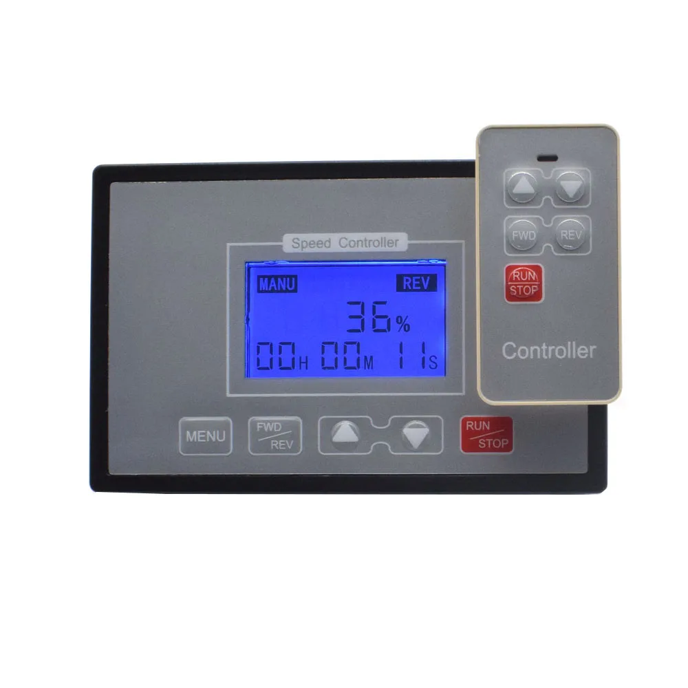 DC 10-55V 60A LCD Inteligentny cyfrowy wyświetlacz Bezprzewodowy pilot zdalnego sterowania PWM Regulator prędkości silnika DC 0~100% Regulowany 12V