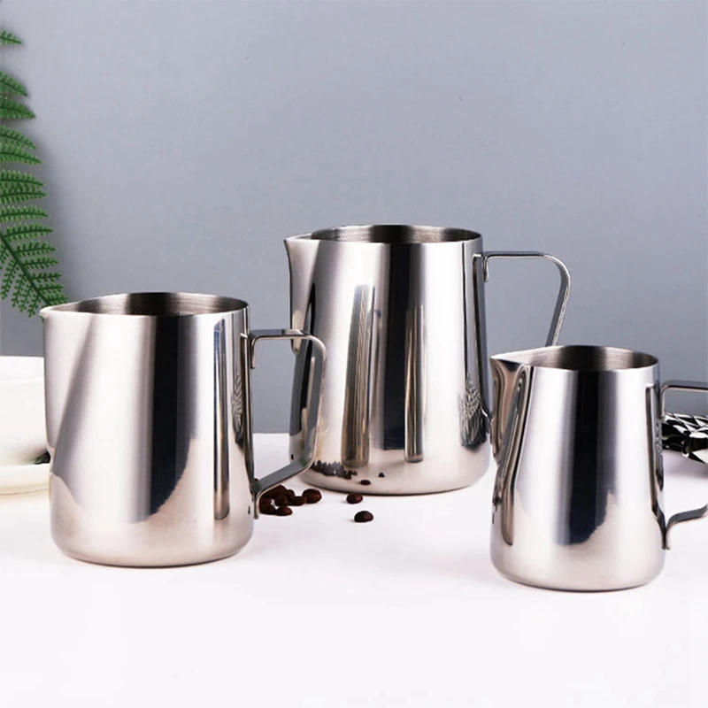 

Milk Jug, 304 Stainless Steel Milk Cup Milk Frothing Pitcher Milk Pitcher For Making Latte Coffee Art,Cappuccino