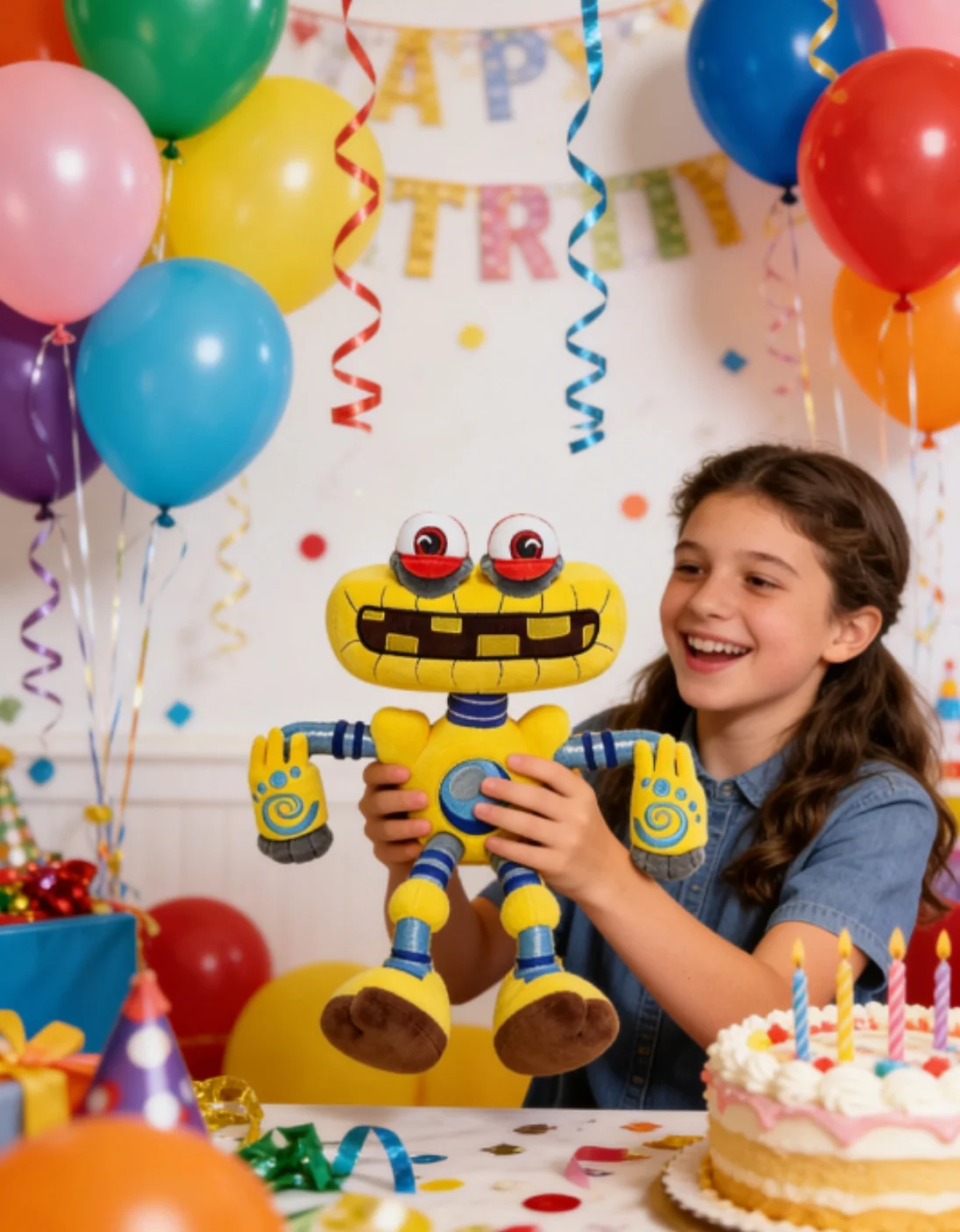 

Плюшевая кукла My Singing Monsters, милая аниме-игрушка, подарок на день рождения или Рождество