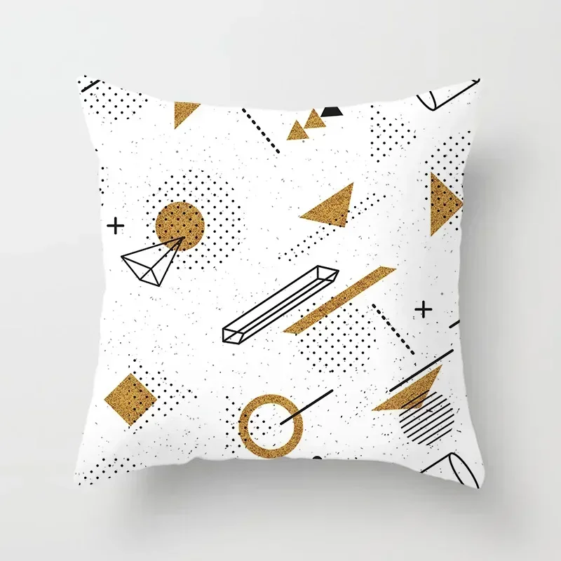 45*45cm Geometric Pillow Cover Abstract Pillow Case Throw Pillows for Living Room Sofa Home Decor Car Seat Pillowslip Hotel