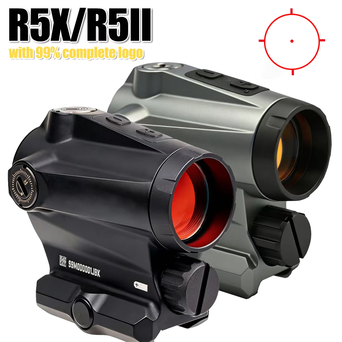 

Тактический голографический прицел R5XD* с красной точкой R5II, увеличитель J3/J5 3X 5X, комбо-прицел для охоты на 20-мм планку