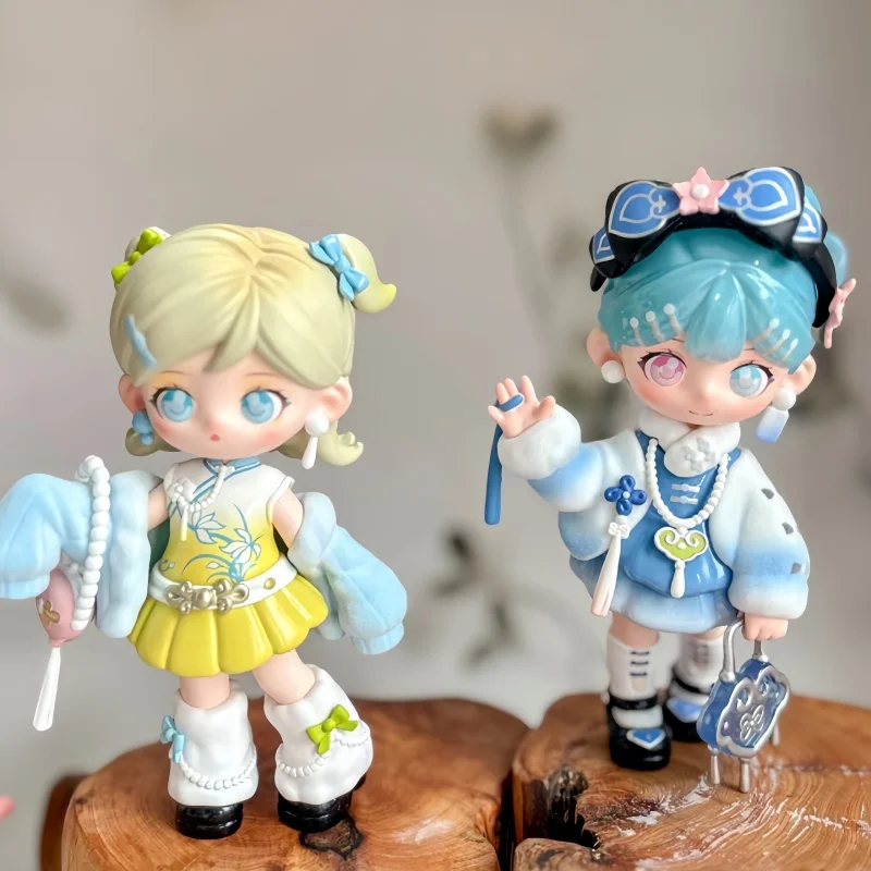 بقعة Simontoys الشرقية Overture النمط الصيني سلسلة الفتيات مهرجان هدية صندوق أعمى زخرفة اليدوية العصرية اللعب عمل دمية