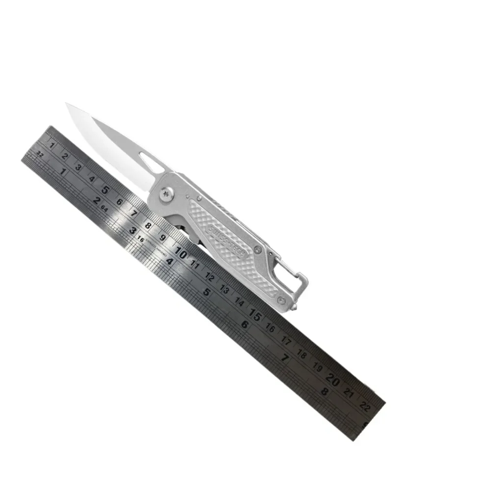 SWISS TECH 11 in 1 Folding Knife Multi Knife Outdoor Pocket Mini Portable Knife Multitool Knife