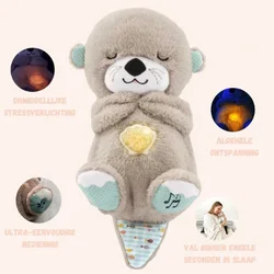 Animales de peluche suaves para mascotas, juguetes calmantes, animales vocales interactivos, música relajante, disipa la ansiedad